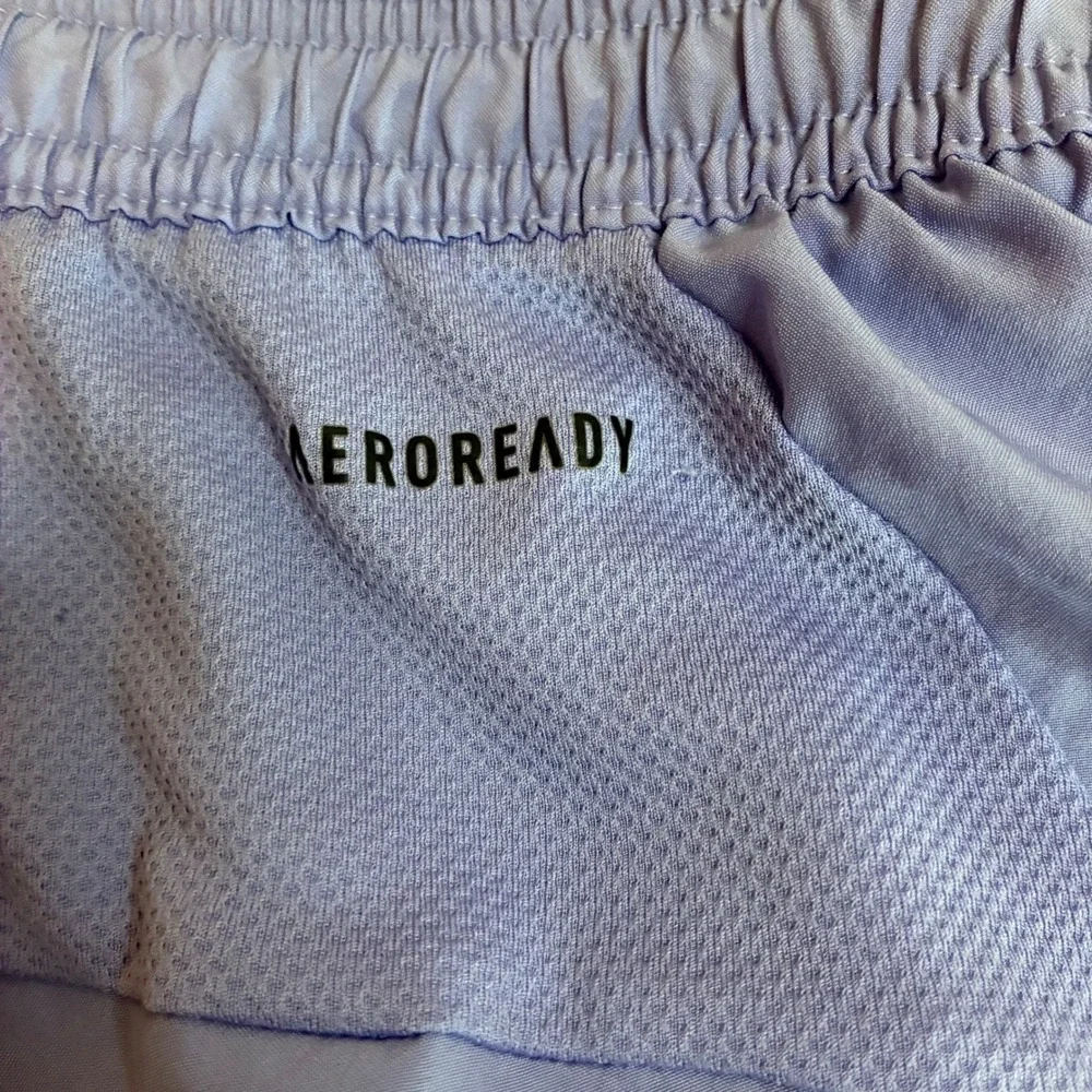 Adidas Mens Aeroready Primegreen Shorts Purple Lavender Zipper Pockets S